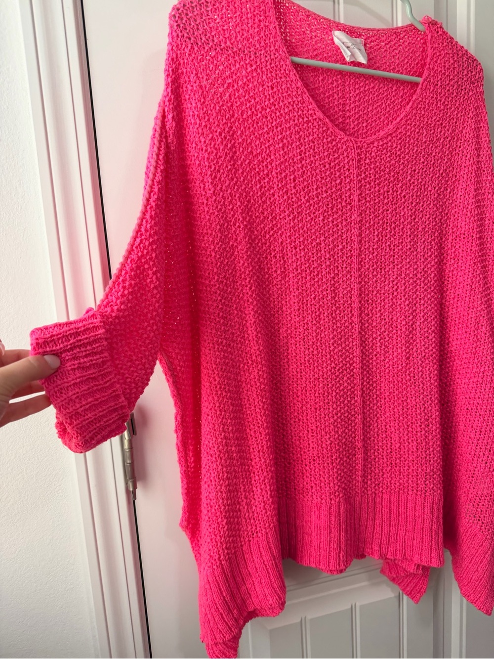 Hot Pink Swim Coverup - Picture 2 of 6